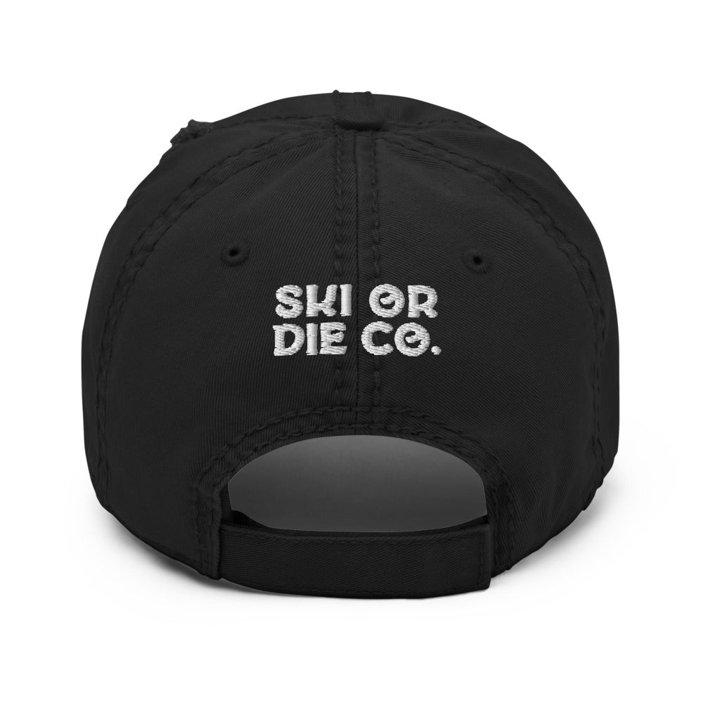 The Palm Distressed Dad Hat