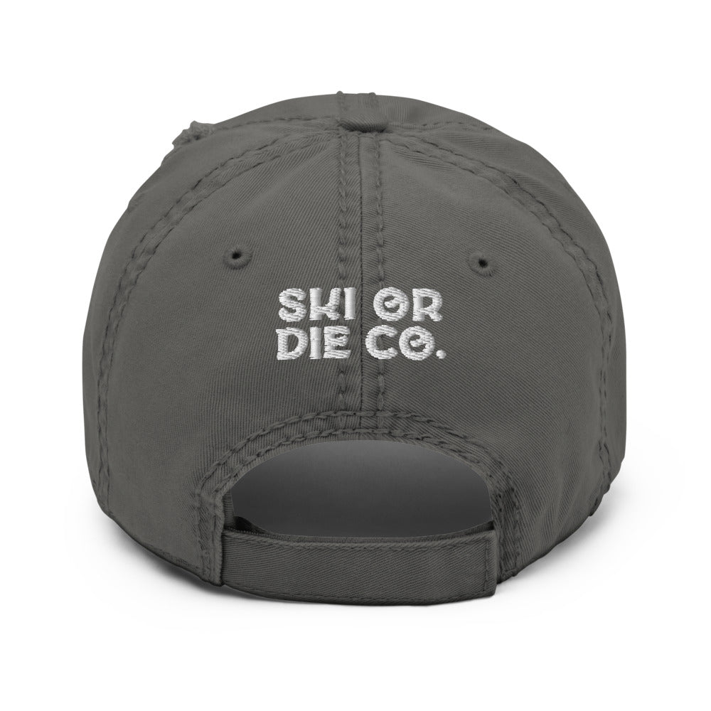 The Palm Distressed Dad Hat