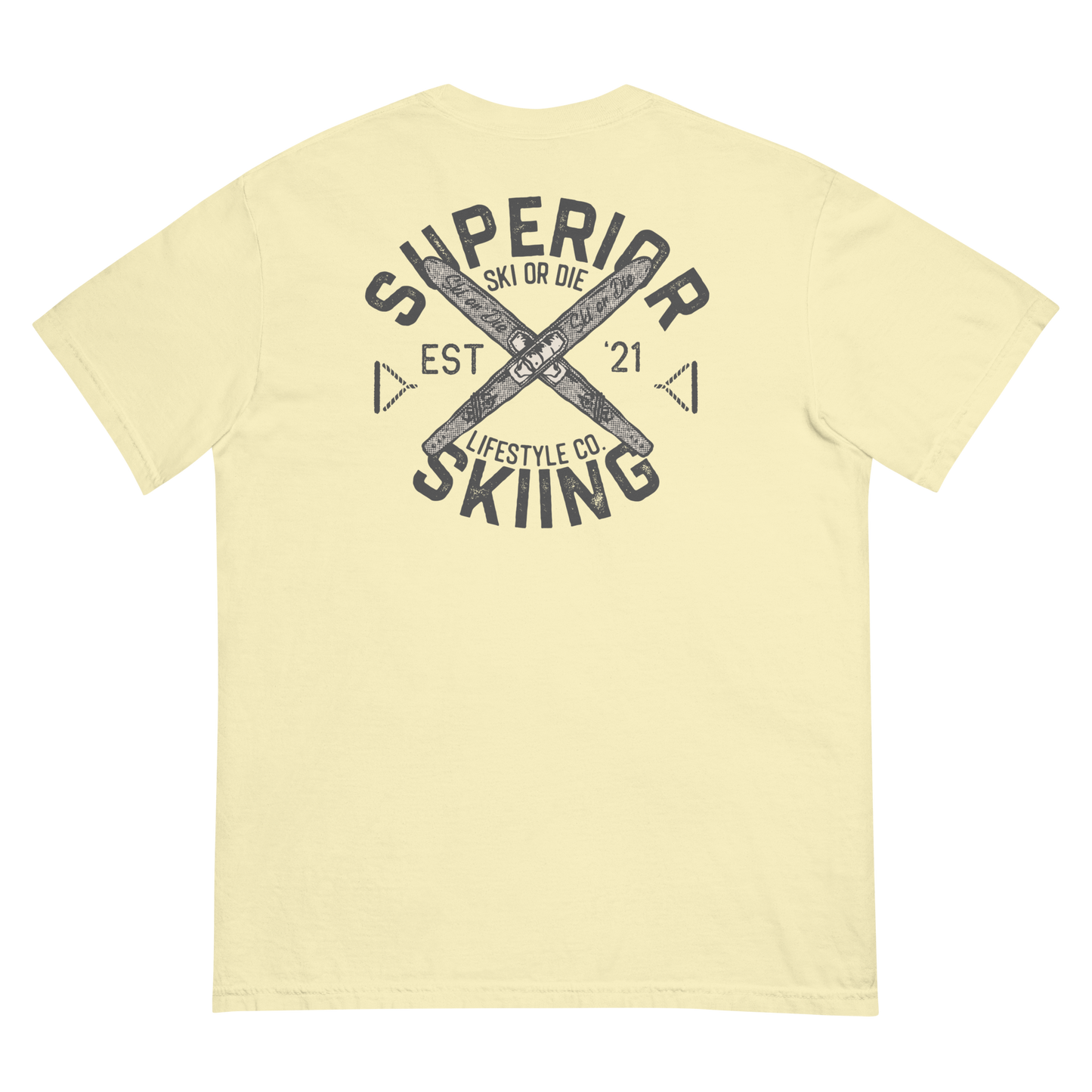 The Ski or Die Crest Men's Tee