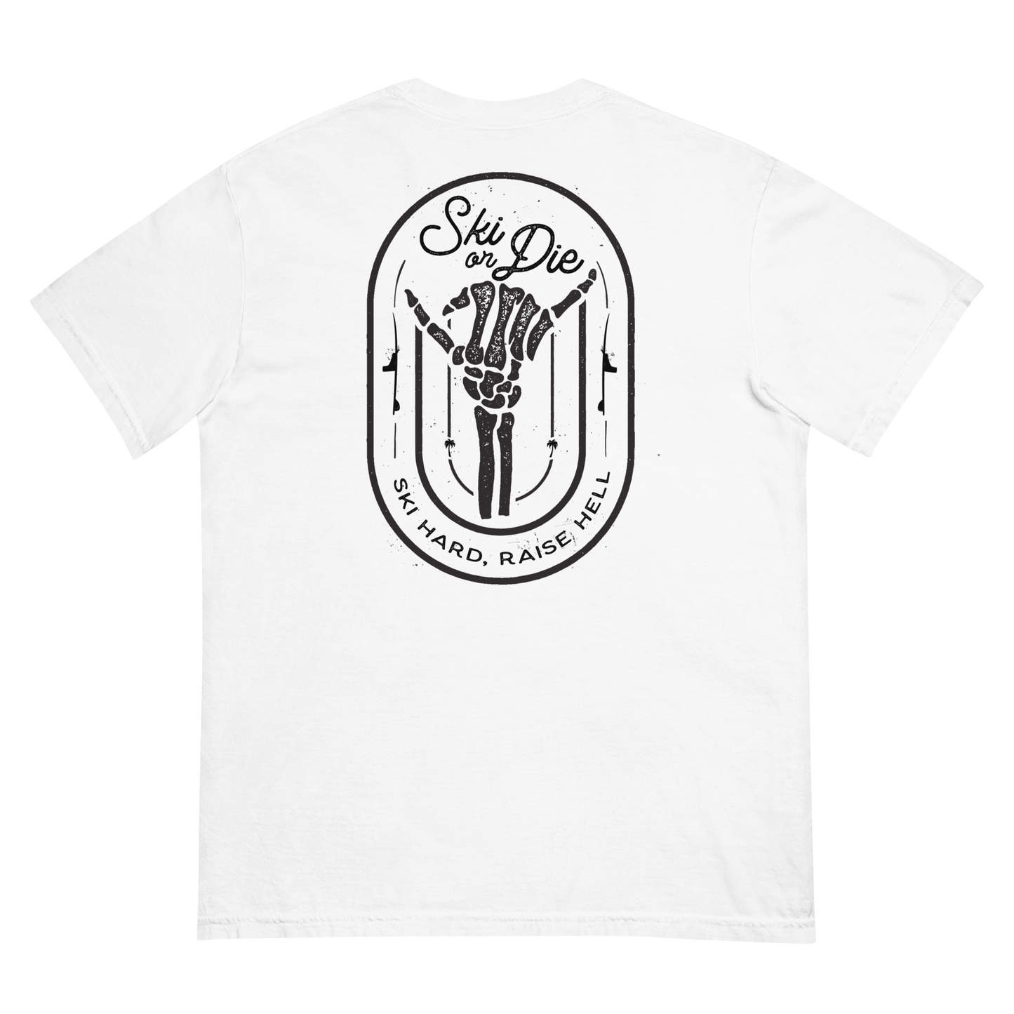 The Ski or Die OG White Men's Tee