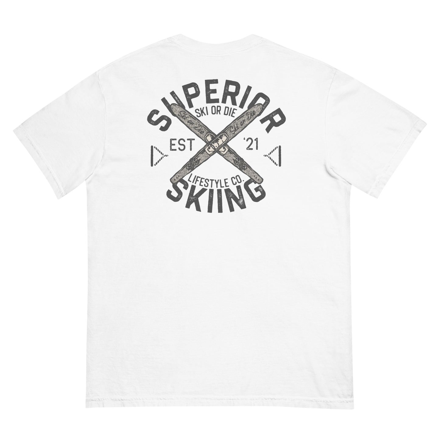 The Ski or Die Crest Men's Tee