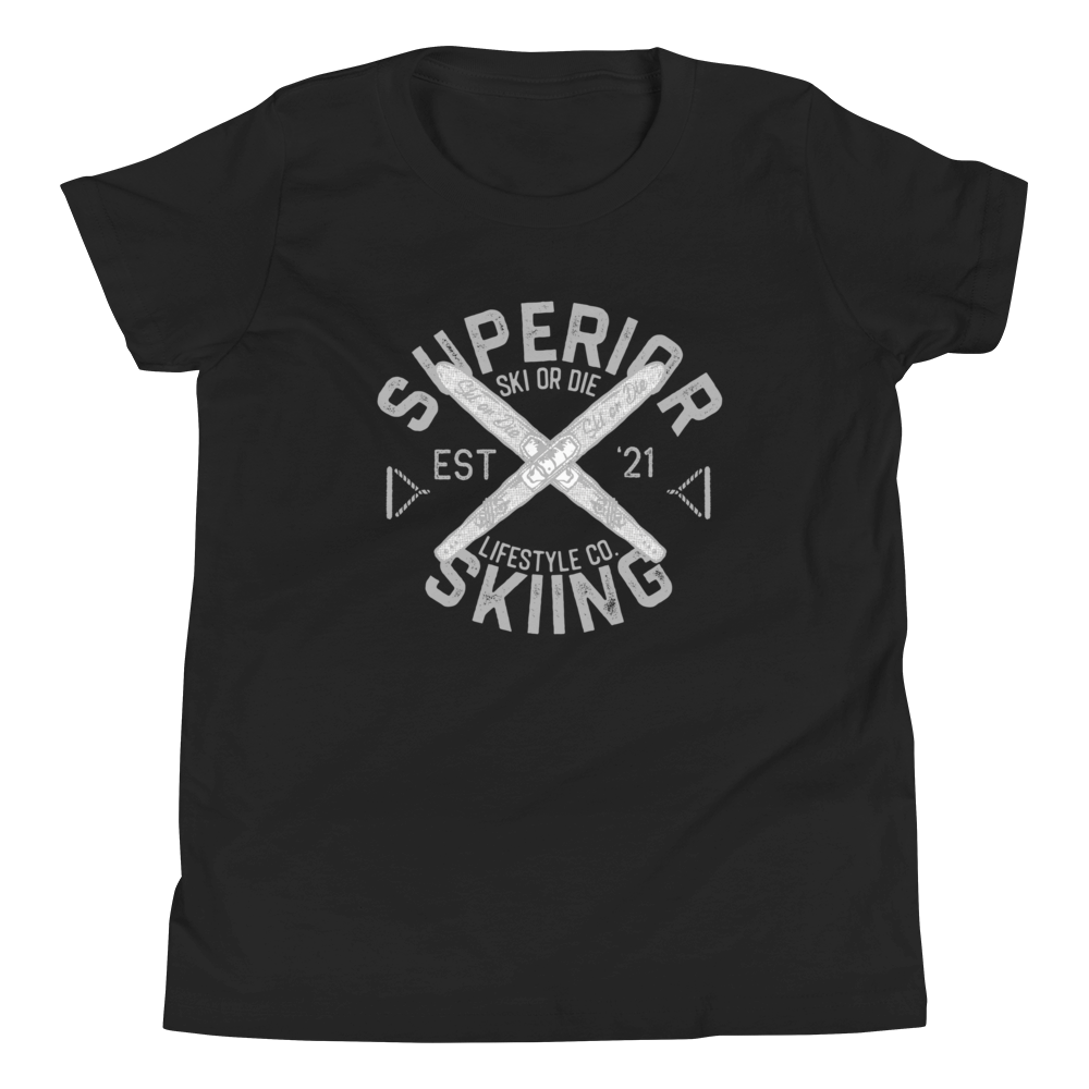 The Ski or Die Crest Youth Tee