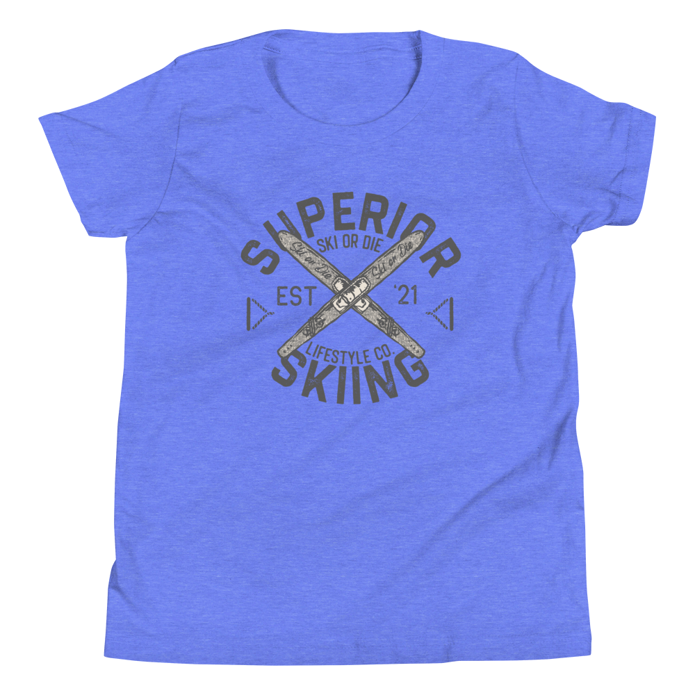 The Ski or Die Crest Youth Tee