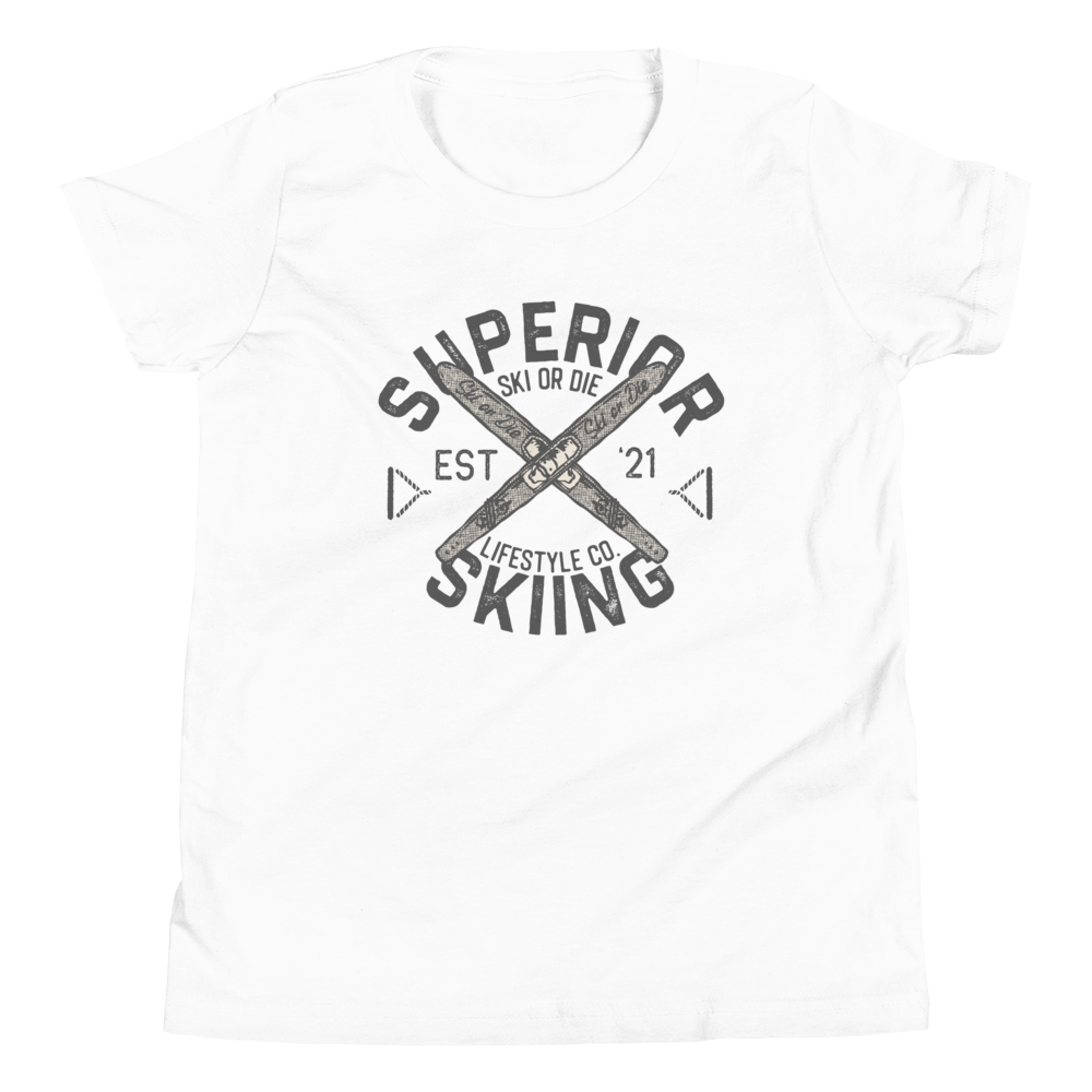 The Ski or Die Crest Youth Tee