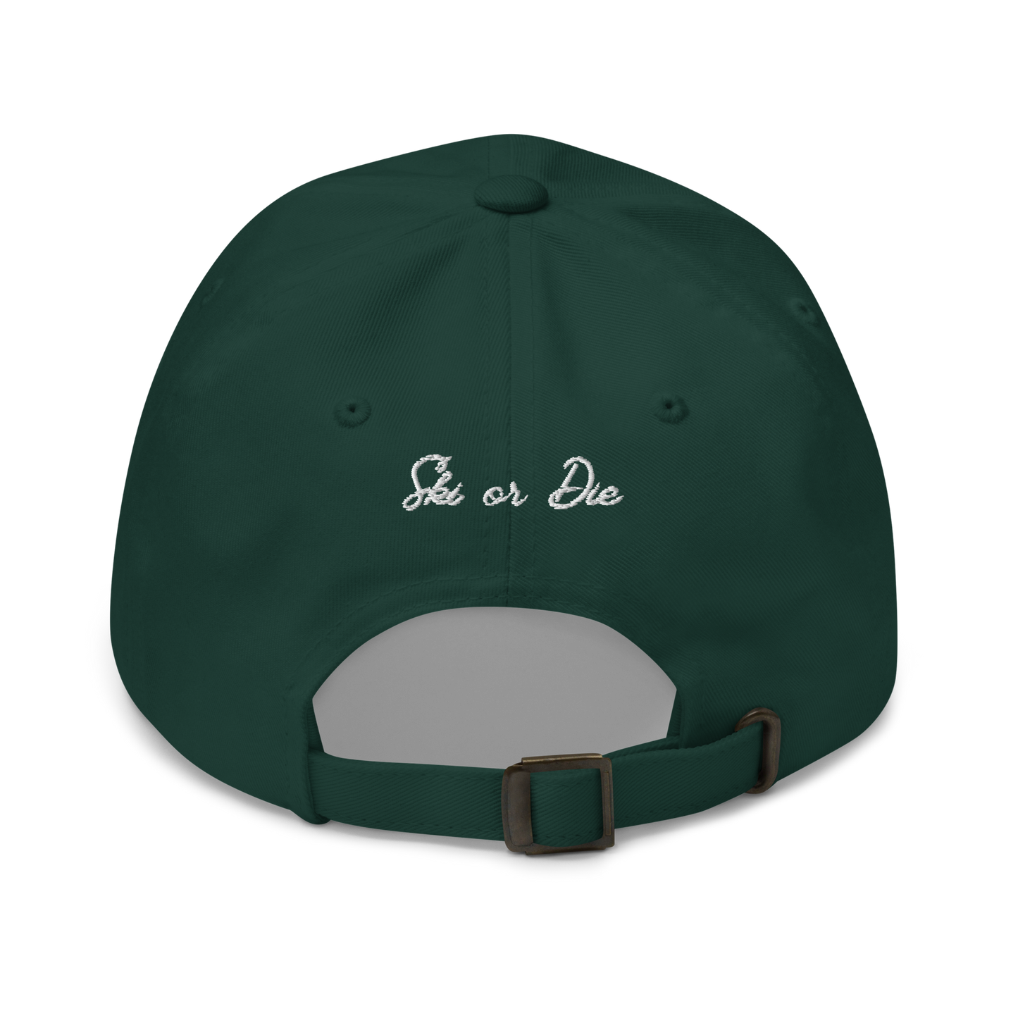 Have a Good Ski Dad Hat in Navy and Spruce