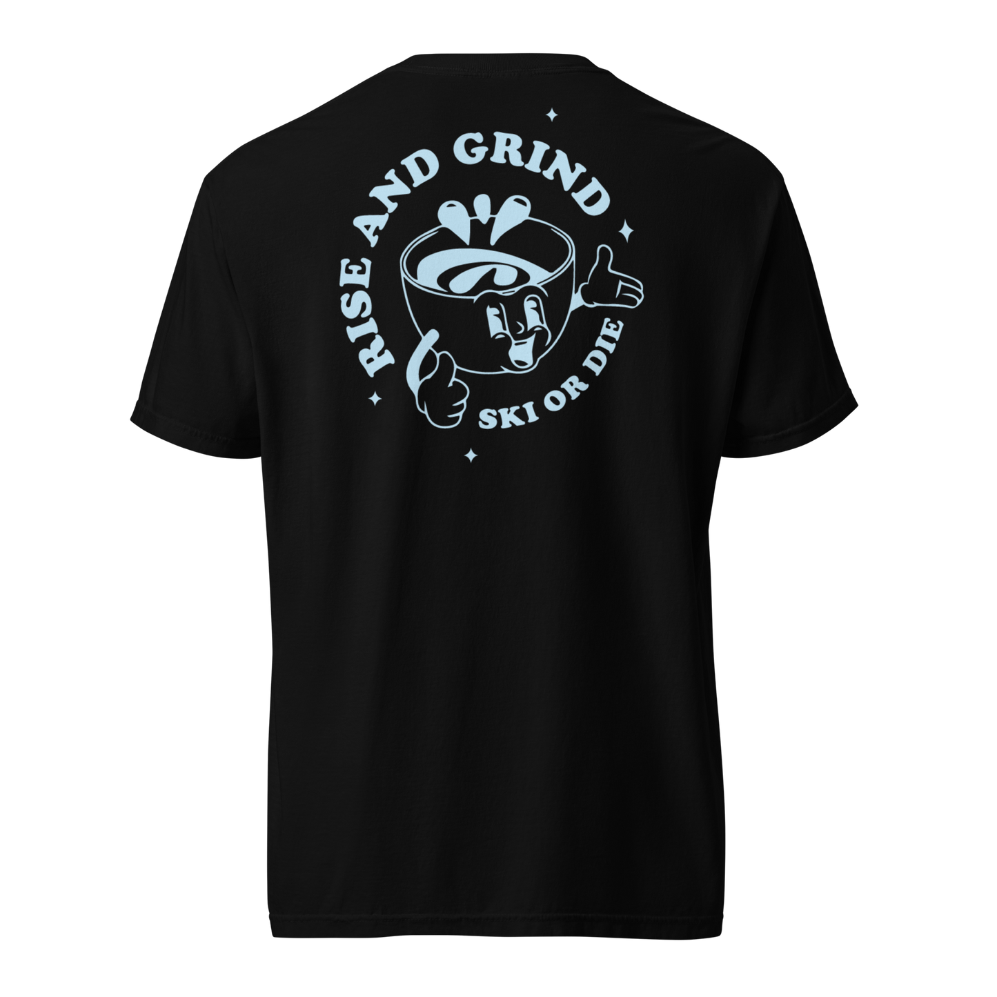 Rise and Grind Men's Tee in Black