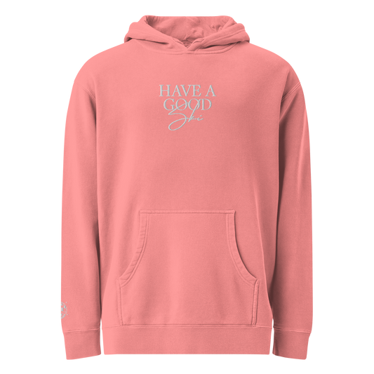 Have a Good Ski Hoodie in Pink