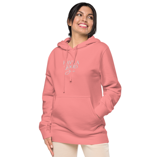 Have a Good Ski Hoodie in Pink