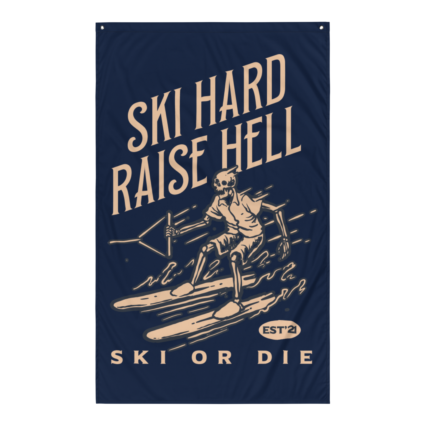 Skelly's Ski Set Flag